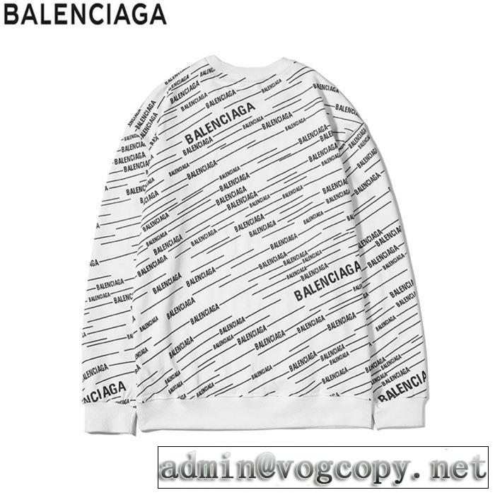 おしゃれに秋を迎えるために バレンシアガ BALENCIAGA 2019トレンドカラー秋冬セール プルオーバーパーカー 2色可選
