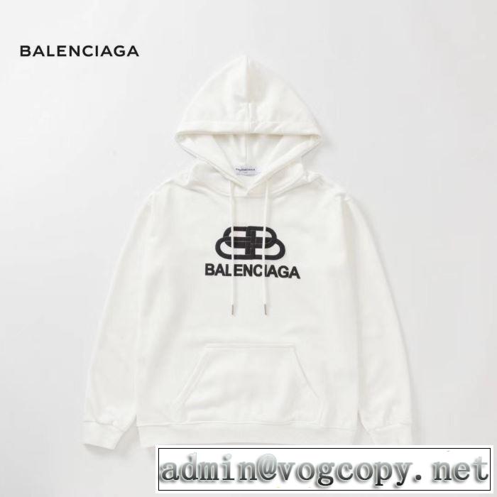速報！2019年秋ファッショントレンド パーカー バレンシアガ BALENCIAGA 3色可選  大人かわいい秋冬コーデを楽しみ