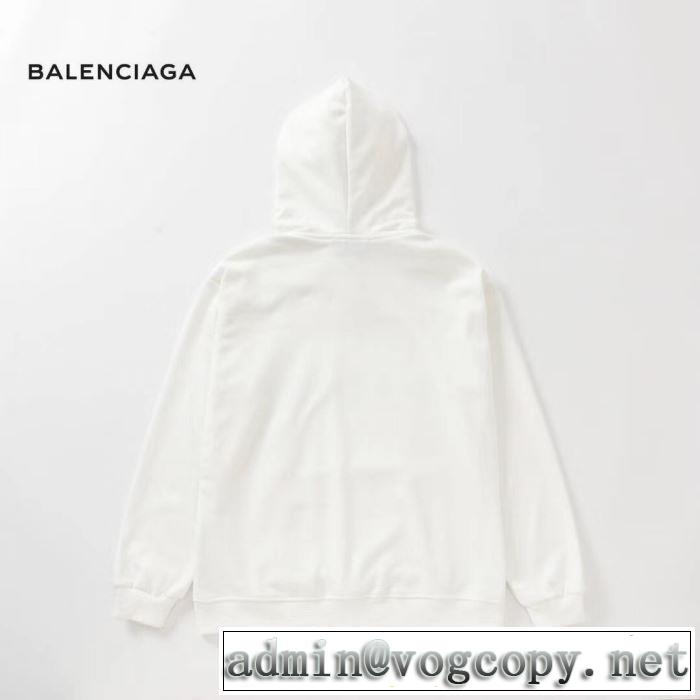 速報！2019年秋ファッショントレンド パーカー バレンシアガ BALENCIAGA 3色可選  大人かわいい秋冬コーデを楽しみ