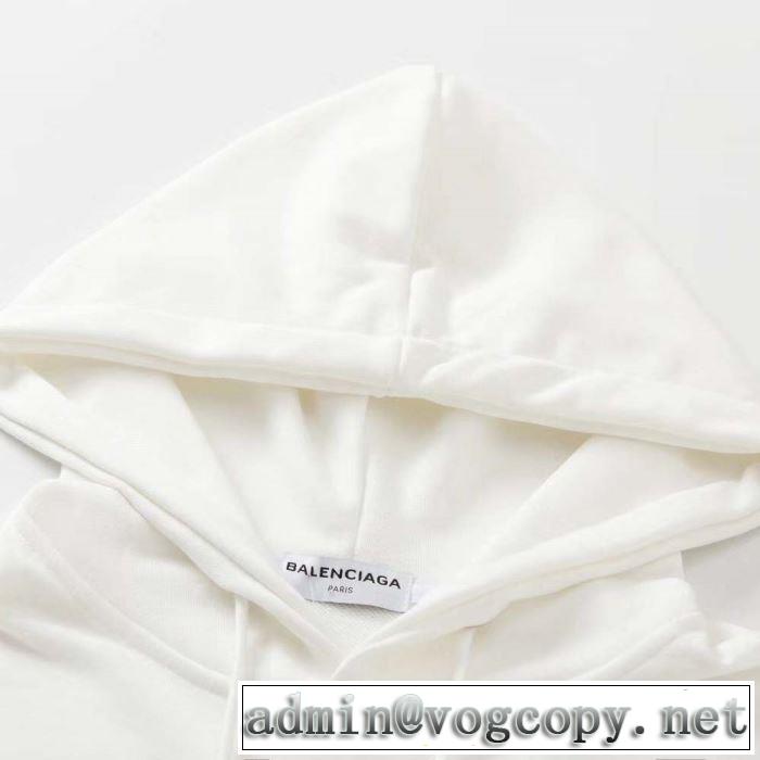 速報！2019年秋ファッショントレンド パーカー バレンシアガ BALENCIAGA 3色可選  大人かわいい秋冬コーデを楽しみ