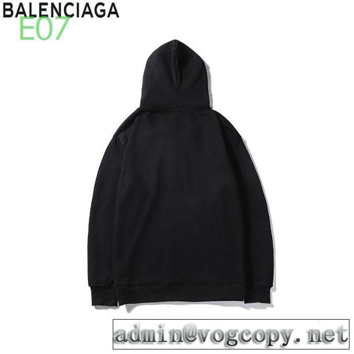 秋冬コーデと相性がいい 2色可選バレンシアガ BALENCIAGA 2019トレンド秋冬おすすめ安い  パーカー 秋冬にお世話になる定番