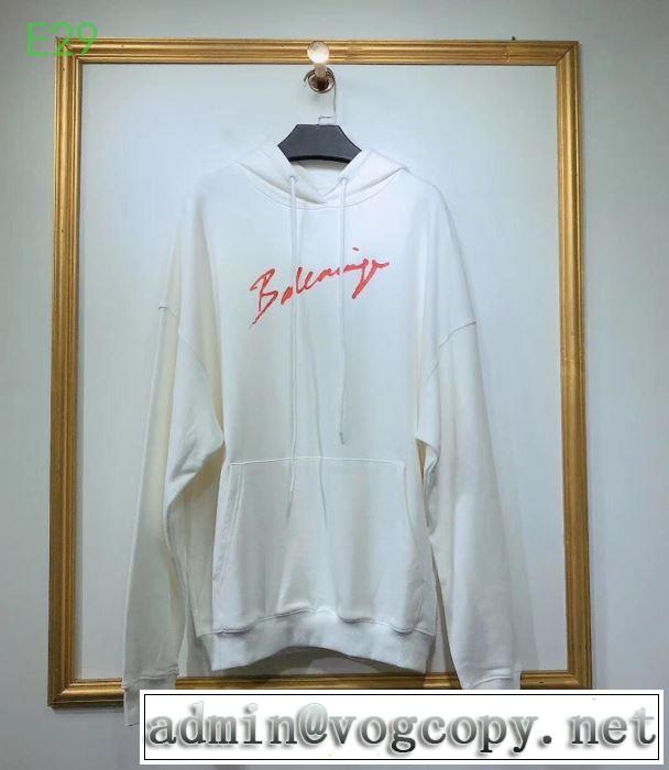 最高にCOOL秋冬新作 バレンシアガ BALENCIAGA 秋冬から人気継続中 最速2019秋冬トレンドブランド パーカー 