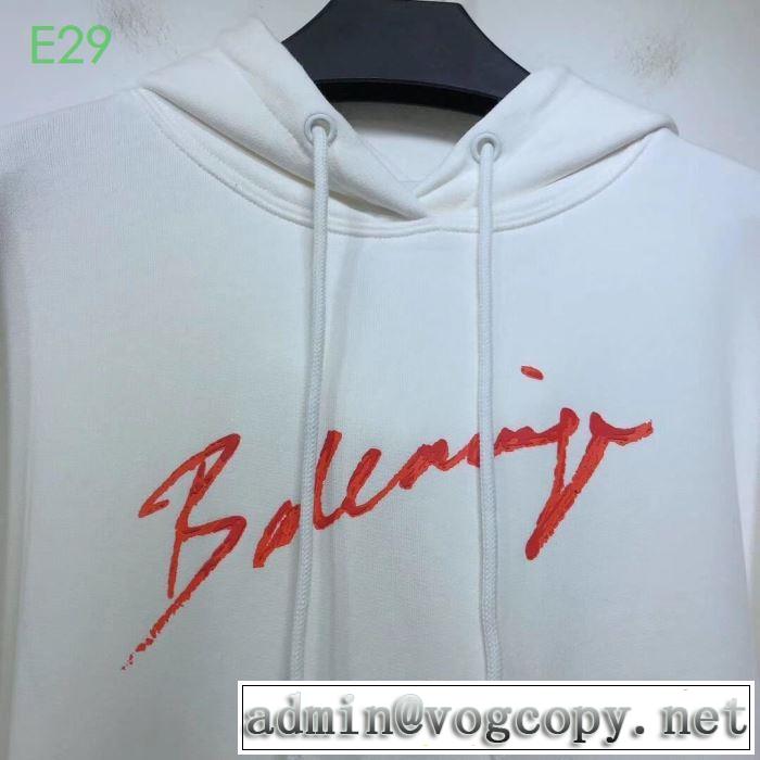 最高にCOOL秋冬新作 バレンシアガ BALENCIAGA 秋冬から人気継続中 最速2019秋冬トレンドブランド パーカー