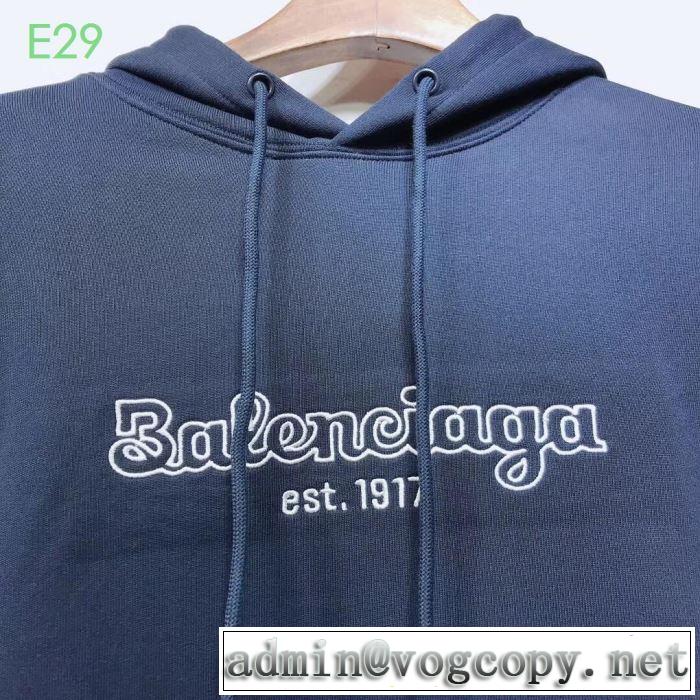 バレンシアガ BALENCIAGA 今年らしい新しい人気色 現在流行中のおすすめ人気 パーカー 2019秋冬人気色おすすめ