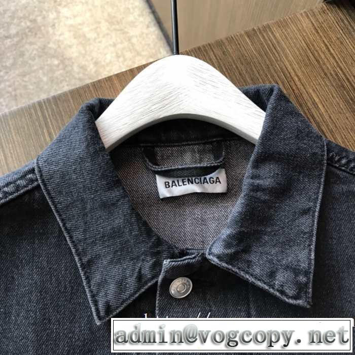 バレンシアガ BALENCIAGA デニムジャケット2019トレンドカラー秋冬セール新作アイテムが今年流