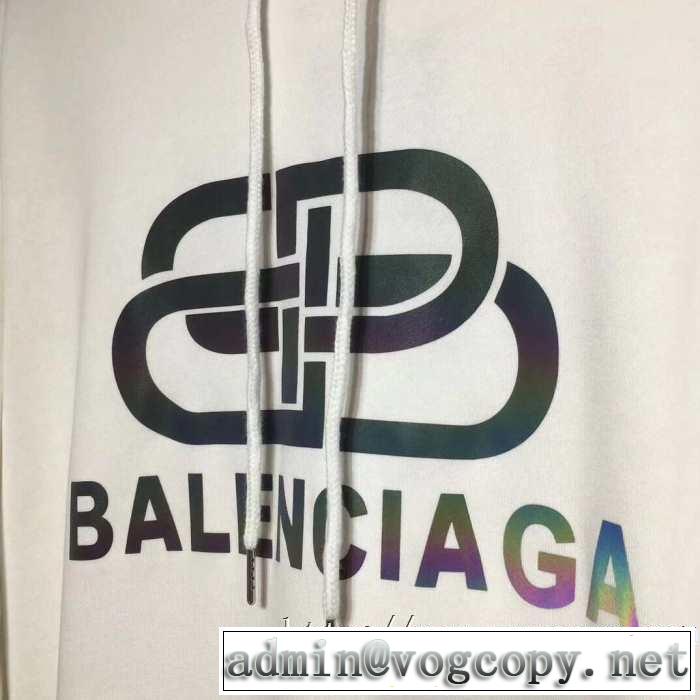 大人かわいい秋冬コーデを楽しみ 2019トレンドファッション新品 バレンシアガ BALENCIAGA パーカー 2色可選