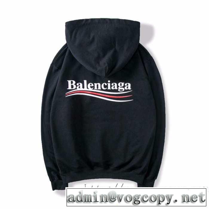 今年らしい新しい人気色 速報！2019年秋ファッショントレンド バレンシアガ BALENCIAGA パーカー 3色可選