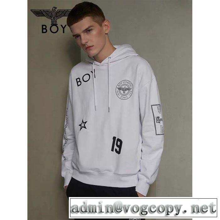秋服コーデ2019年版 ボーイロンドン BOY LONDON 大胆なチェックの人気トレンド パーカー 2019秋冬トレンドアイテム 