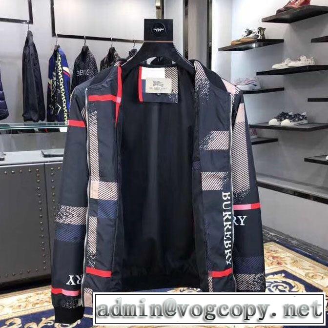 落ち着きのある バーバリー上品なカジュアルコーデに BURBERRY ブルゾン 2019魅力的な新作