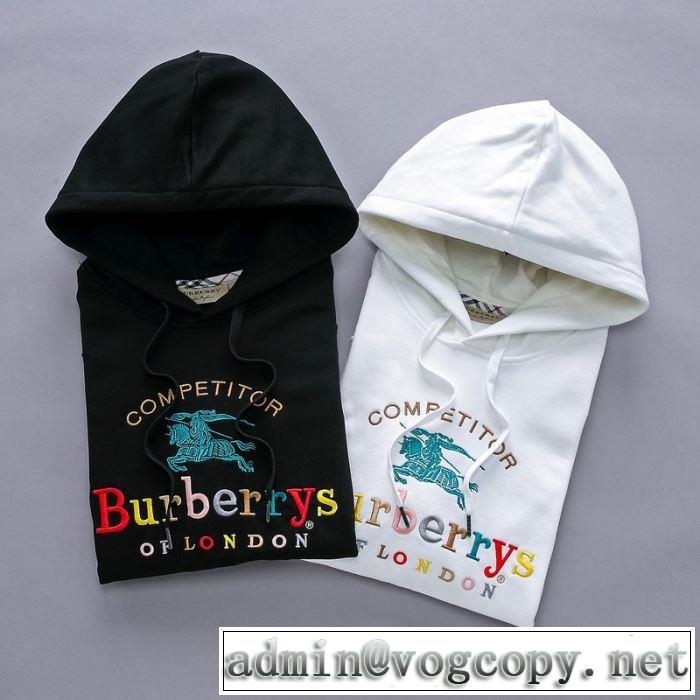 2色可選 今季トレンド新作はこれ バーバリー 秋冬に大注目のカラー BURBERRY 2019秋冬最重要アイテム パーカー もちろん相性抜群