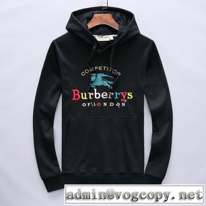 2色可選 今季トレンド新作はこれ バーバリー 秋冬に大注目のカラー BURBERRY 2019秋冬最重要アイテム パーカー もちろん相性抜群