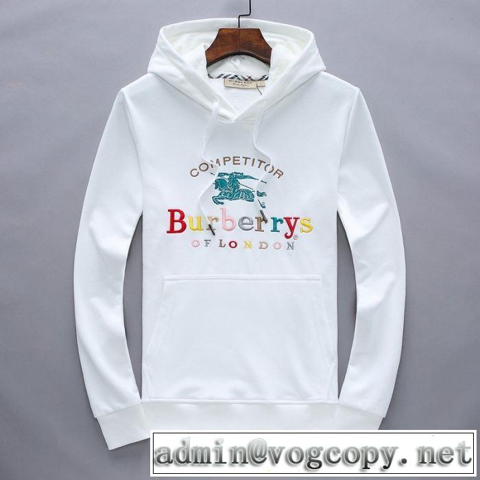 2色可選 今季トレンド新作はこれ バーバリー 秋冬に大注目のカラー BURBERRY 2019秋冬最重要アイテム パーカー もちろん相性抜群