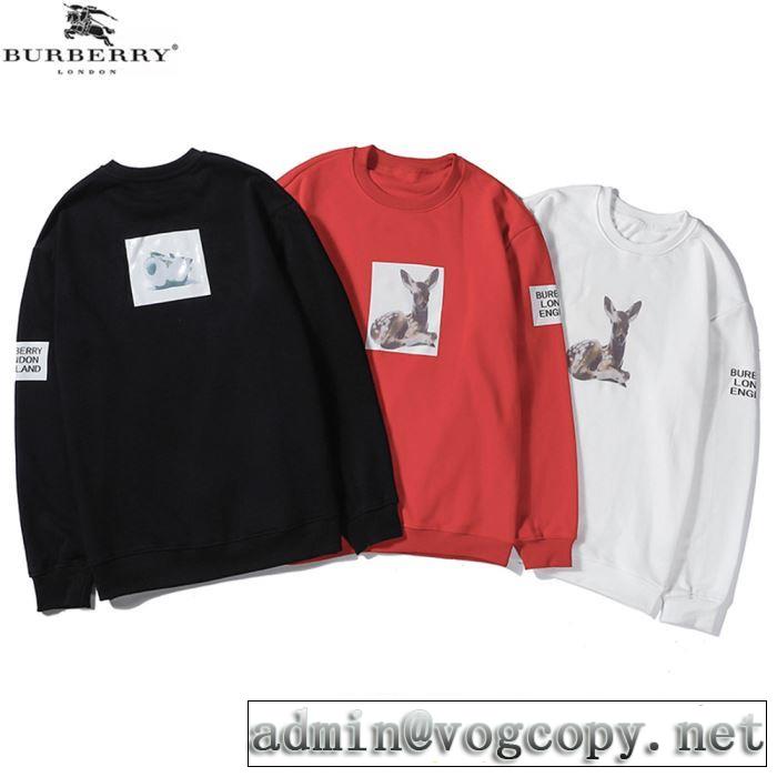 シンプルに着こなしたい バーバリー BURBERRY 最速2019秋冬トレンドブランド プルオーバーパーカー 3色可選今年らしい新しい人気色