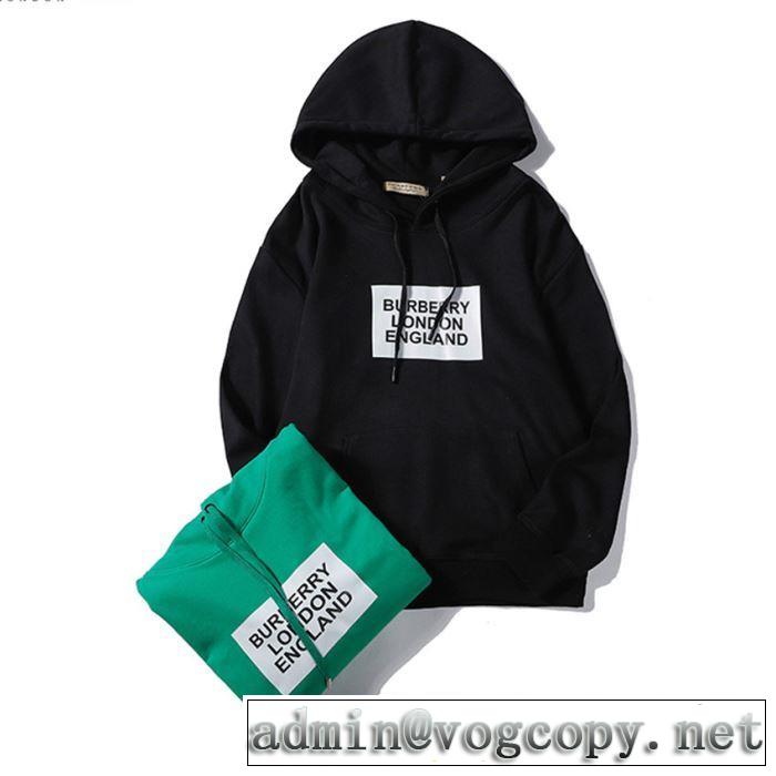 2色可選  速報！2019年秋ファッショントレンド パーカー 秋冬もちろん主役級 バーバリー BURBERRY 優しい色味がかわいい 