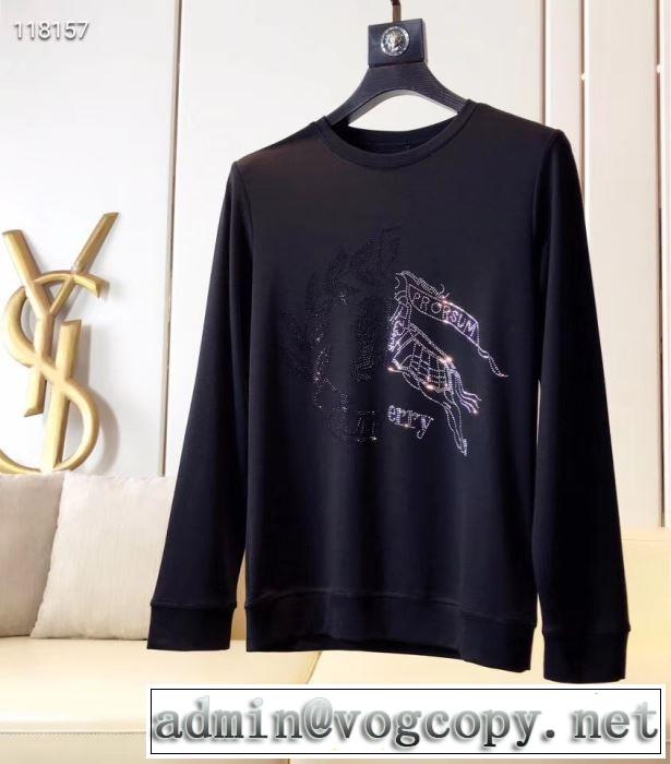 最新作おすすめしたい秋冬  バーバリー 寒い季節トレンド上品 BURBERRY2019?2020秋冬流行色紹介 プルオーバーパーカー 