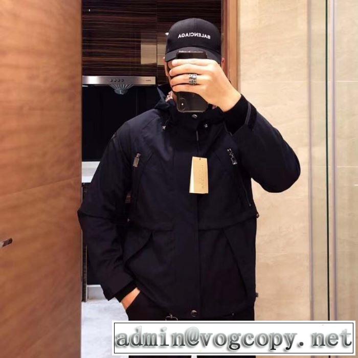 2色可選 とにかく完璧ブランド新作 秋服コーデ2019年版 バーバリー BURBERRY  大胆なチェックの人気トレンドハーフコート