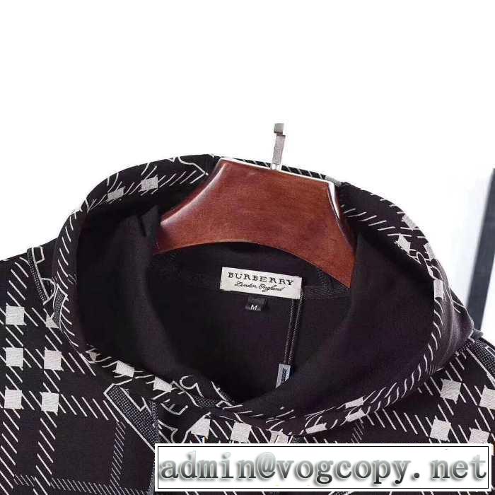 着心地もなめらかで快適 速報！2019年秋ファッショントレンド バーバリー BURBERRY パーカー