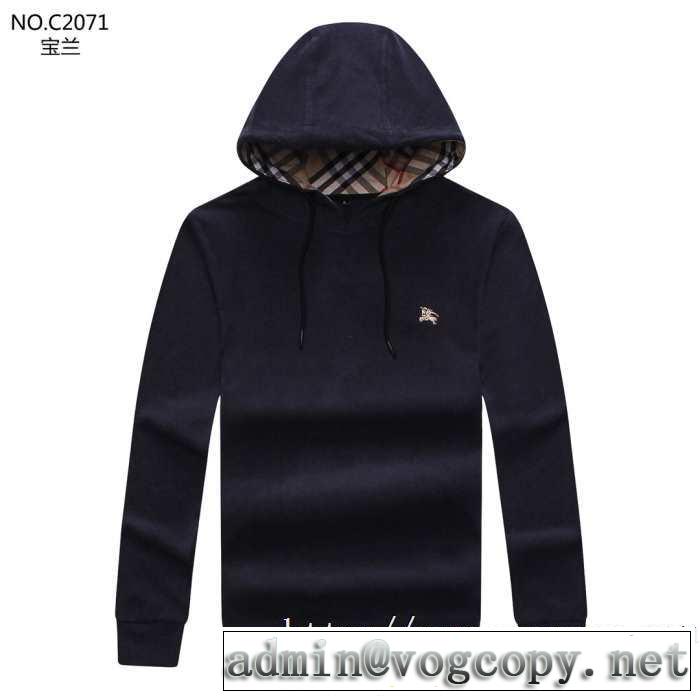 2019?2020秋冬流行色紹介 バーバリー BURBERRY パーカー 3色可選  今季トレンド抜け感新品