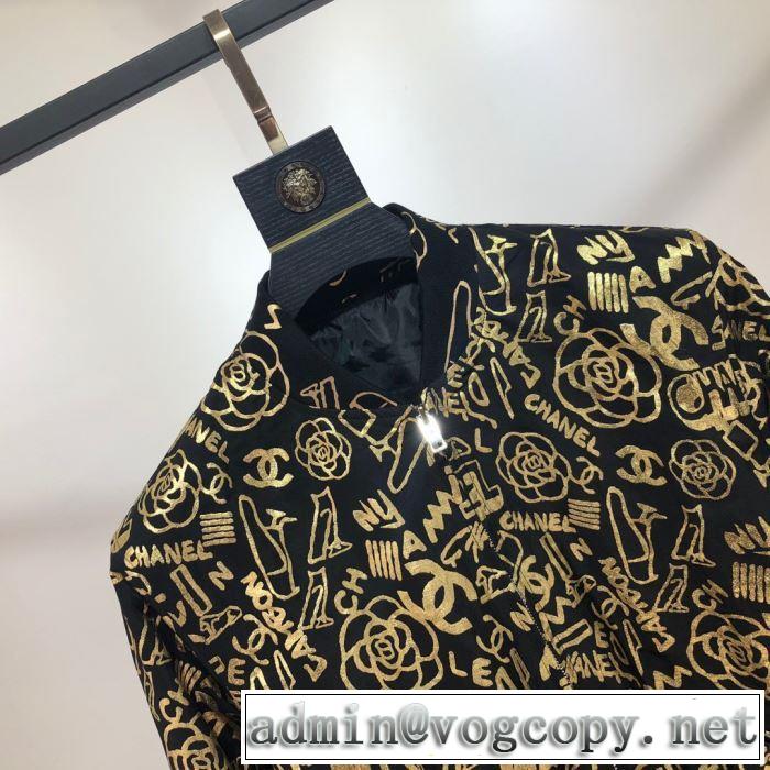 秋冬シーズンに持ってこい！CH ジャケット メンズ CH風ロゴプリントエレガント 程良い抜け感人気ランキング新作