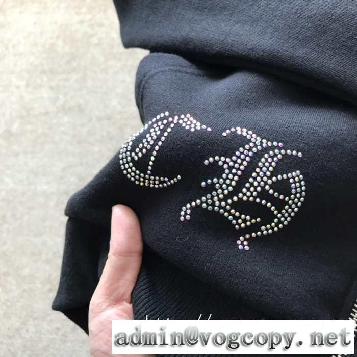 使い勝手いいCHROME HEARTS ジップ パーカー おしゃれ ジャケット クロムハーツ コピー 激安 新作アイテムが今年流