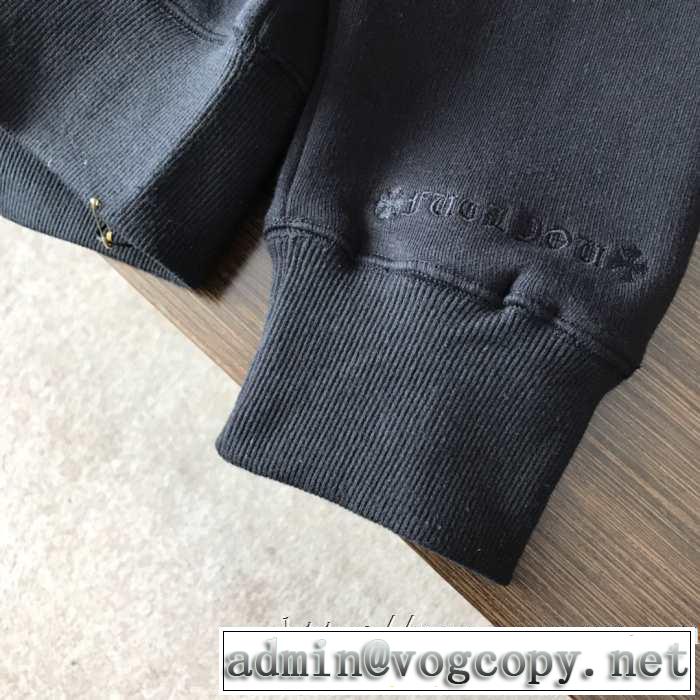 愛用者が多い定番CHROME HEARTS ジップジャケット クロムハーツ スウェット コピー 秋冬おすすめ安い 快適な着心地