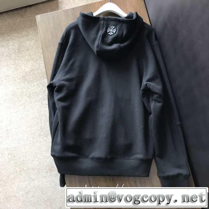 愛用者が多い定番CHROME HEARTS ジップジャケット クロムハーツ スウェット コピー 秋冬おすすめ安い 快適な着心地