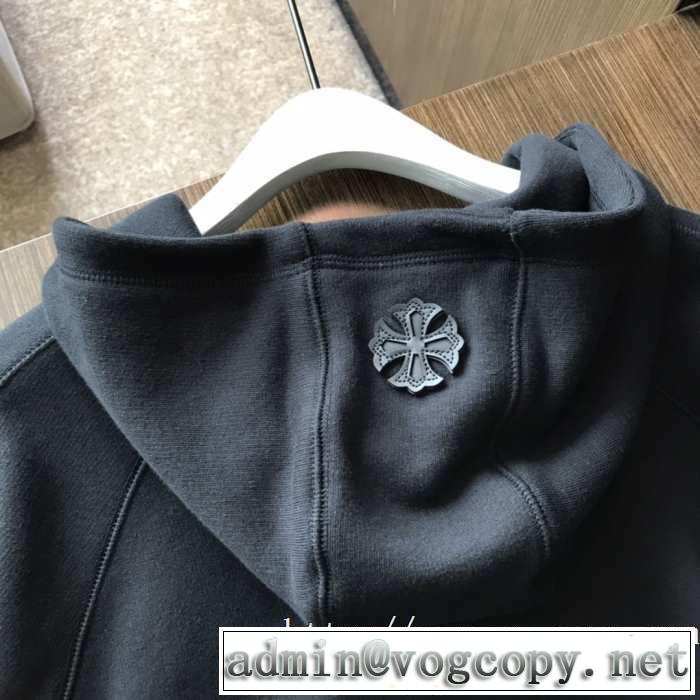 愛用者が多い定番CHROME HEARTS ジップジャケット クロムハーツ スウェット コピー 秋冬おすすめ安い 快適な着心地