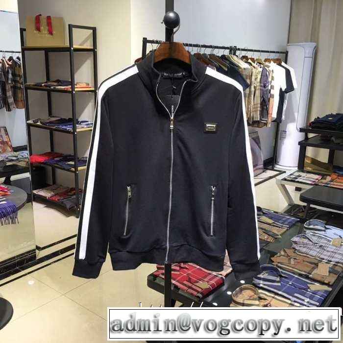 秋冬定番ジップパーカーセットアップDolce&Gabbana スウェット上下新作おすすめ激安ドルガバコピー販売使い勝手の良い