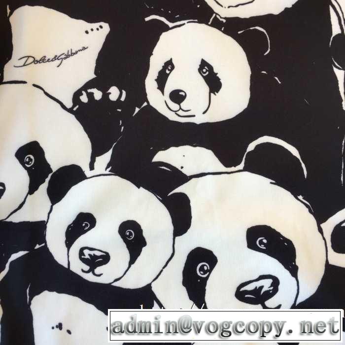 Dolce&Gabbana 激安ドルガバメンズパーカー通販おすすめスウェット長袖ｔシャツかわいいパンダプリント入手困難新作