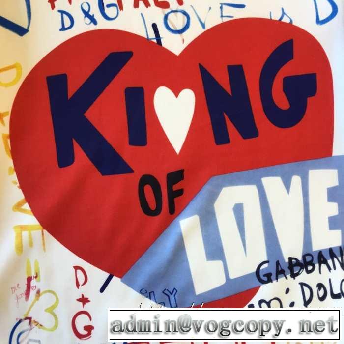 愛用者が多い定番スウェットシャツKINGプリント パーカーDolce&Gabbanaコピー安いドルガバ 通販 最も着こなし限定新作