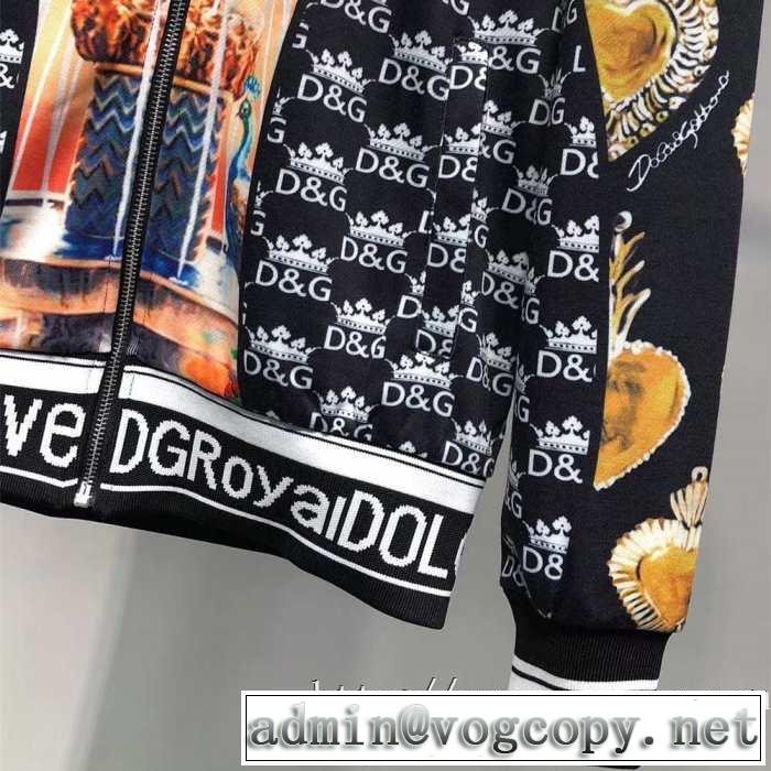 高い防寒性能人気新着Dolce&Gabbana コピードルガバジャケット メンズ高級ブランドプリントエレガント安いアイテム