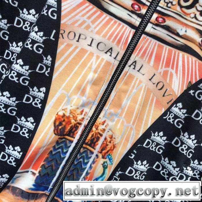 高い防寒性能人気新着Dolce&Gabbana コピードルガバジャケット メンズ高級ブランドプリントエレガント安いアイテム