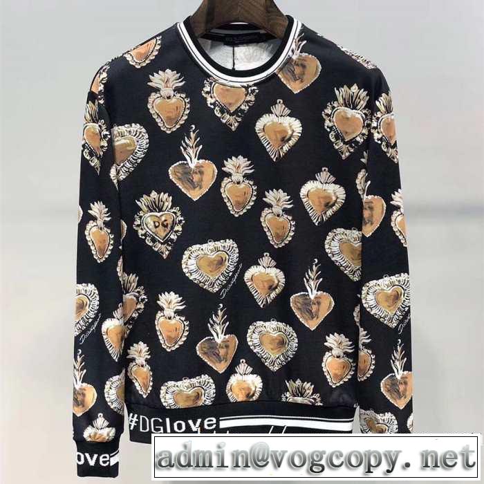 芸能人愛用ブランドDolce&Gabbana ドルチェ＆ガッバーナ メンズ パーカー 柔らかな着こなしおすすめ秋冬スウェットシャツ