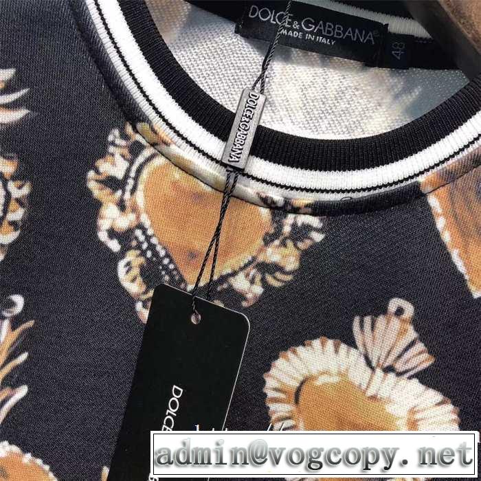 芸能人愛用ブランドDolce&Gabbana ドルチェ＆ガッバーナ メンズ パーカー 柔らかな着こなしおすすめ秋冬スウェットシャツ