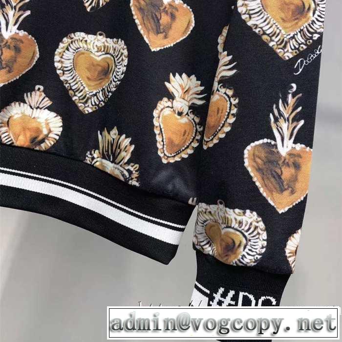 芸能人愛用ブランドDolce&Gabbana ドルチェ＆ガッバーナ メンズ パーカー 柔らかな着こなしおすすめ秋冬スウェットシャツ