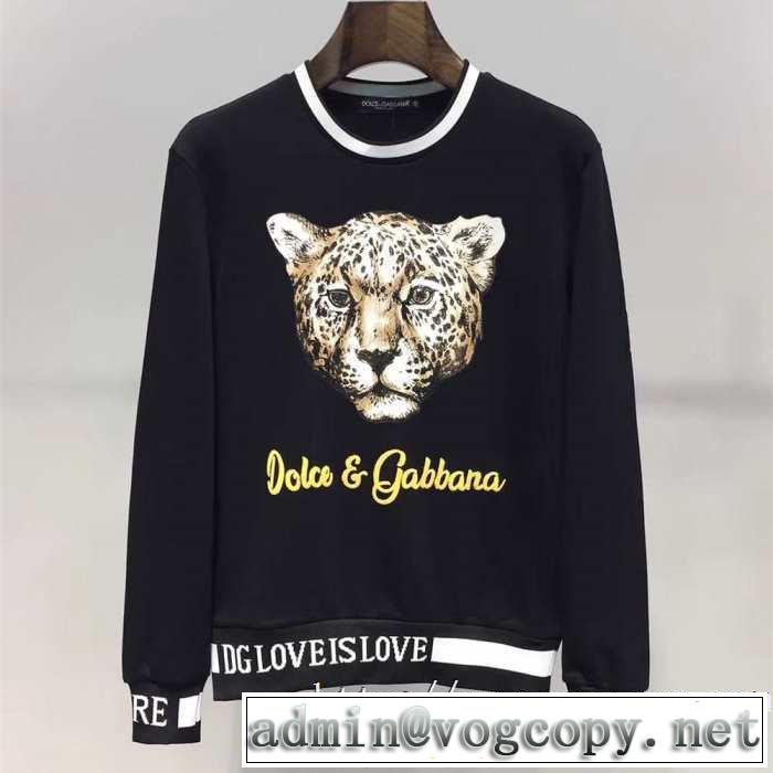 2019 /20AWコレクション人気ドルガバパーカーコピー Dolce&Gabbana スウェットシャツ サイズ感カジュアルコーディネート