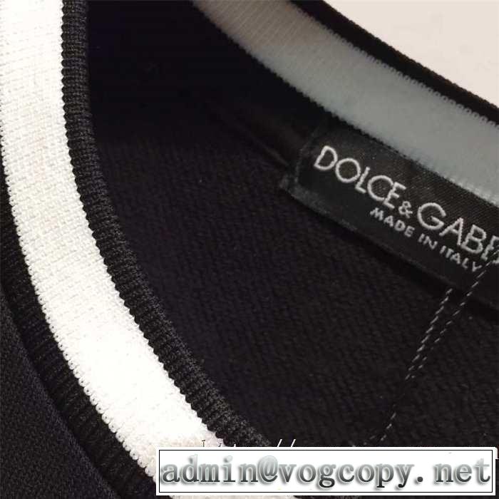 2019 /20AWコレクション人気ドルガバパーカーコピー Dolce&Gabbana スウェットシャツ サイズ感カジュアルコーディネート