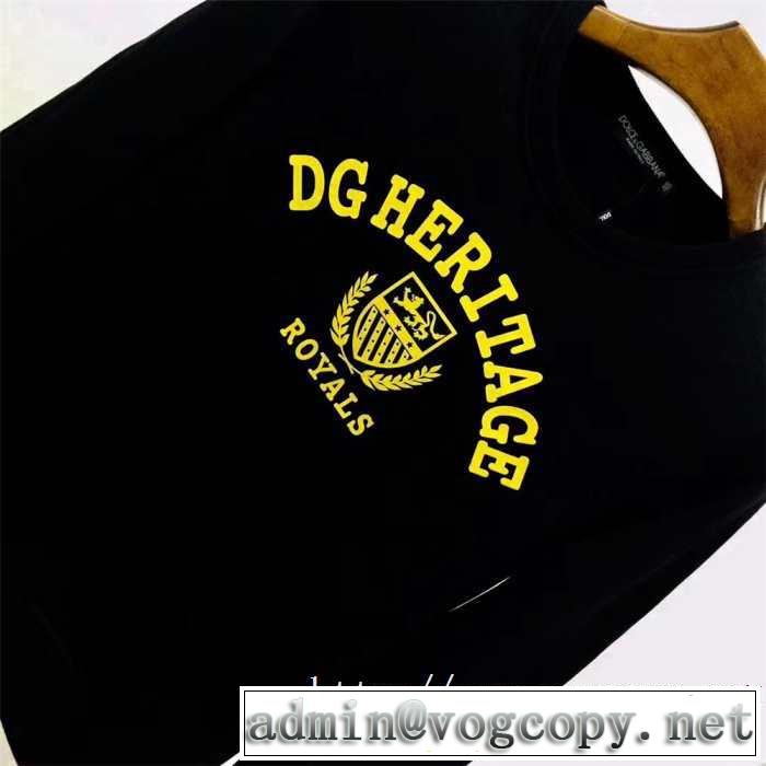ドルガバ スウェットシャツ ジャージー ヘリテージプリントメンズコーデ おすすめDolce&Gabbana パーカーG9QI1TFU7DUN0000