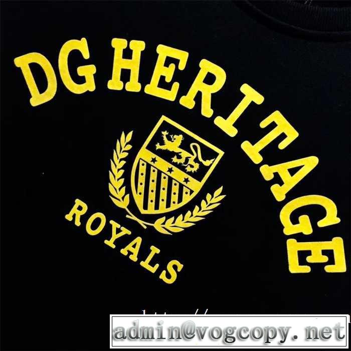 ドルガバ スウェットシャツ ジャージー ヘリテージプリントメンズコーデ おすすめDolce&Gabbana パーカーG9QI1TFU7DUN0000