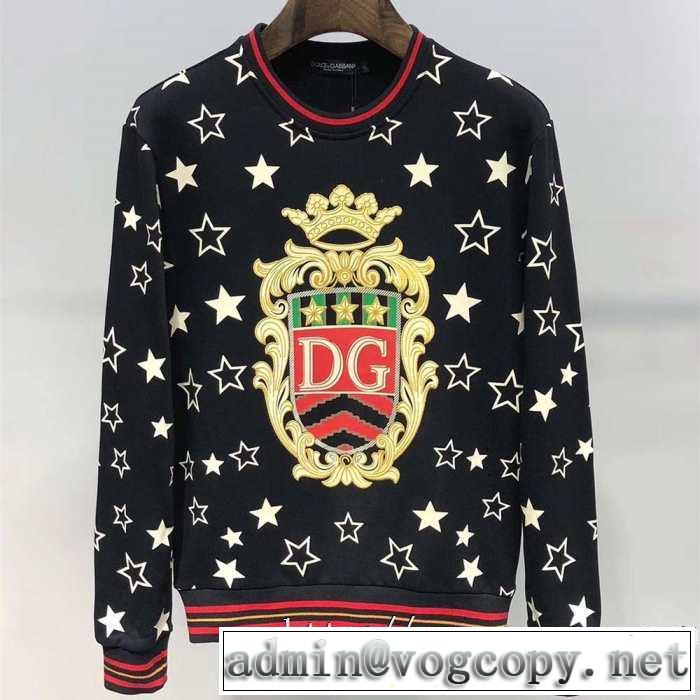 ドルガバ メンズパーカー おすすめDolce&Gabbana 激安 スーパーコピー 通販 秋冬コットンスウェットシャツ カジュアル コーデ
