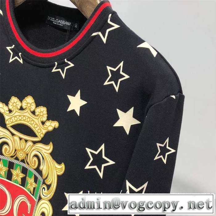 ドルガバ メンズパーカー おすすめDolce&Gabbana 激安 スーパーコピー 通販 秋冬コットンスウェットシャツ カジュアル コーデ