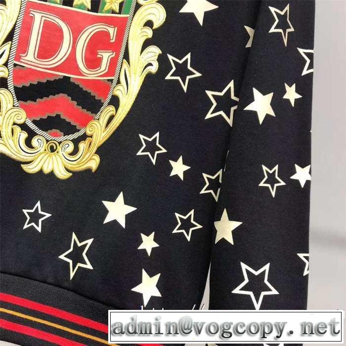ドルガバ メンズパーカー おすすめDolce&Gabbana 激安 スーパーコピー 通販 秋冬コットンスウェットシャツ カジュアル コーデ
