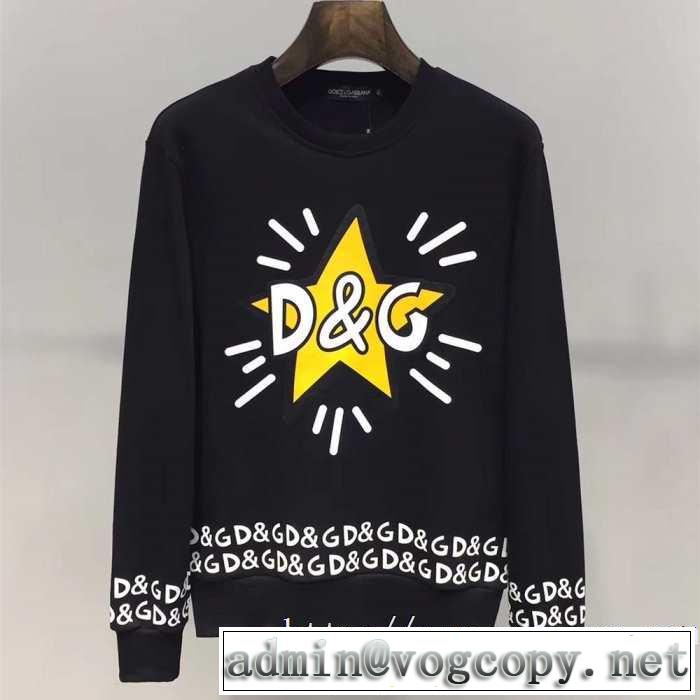 着心地抜群ドルガバ パーカー 新作 おすすめDolce&Gabbana 秋冬一番使いやすい サイズ感優れカジュアルスウェットシャツ激安