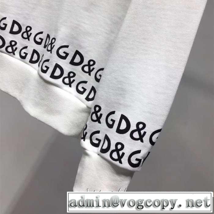 着心地抜群ドルガバ パーカー 新作 おすすめDolce&Gabbana 秋冬一番使いやすい サイズ感優れカジュアルスウェットシャツ激安