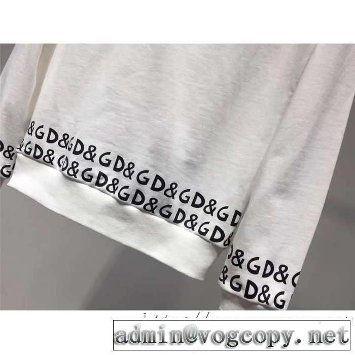 着心地抜群ドルガバ パーカー 新作 おすすめDolce&Gabbana 秋冬一番使いやすい サイズ感優れカジュアルスウェットシャツ激安