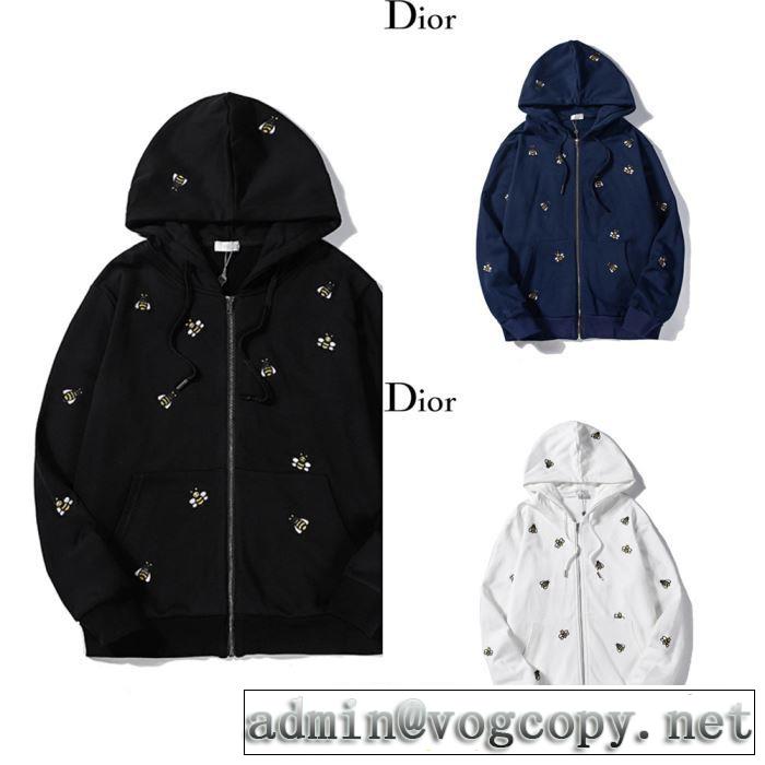 ディオール DIOR 毎日はちょっとイイ秋冬新品 3色可選 ファッショントレンドを早速チェック パーカー最速2019秋冬トレンドブランド 