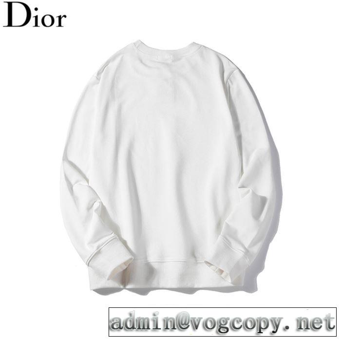 人気ブランドの秋冬新色 ディオール 着心地もなめらかで快適 DIOR 3色可選  プルオーバーパーカー 2019トレンドカラー秋冬セール
