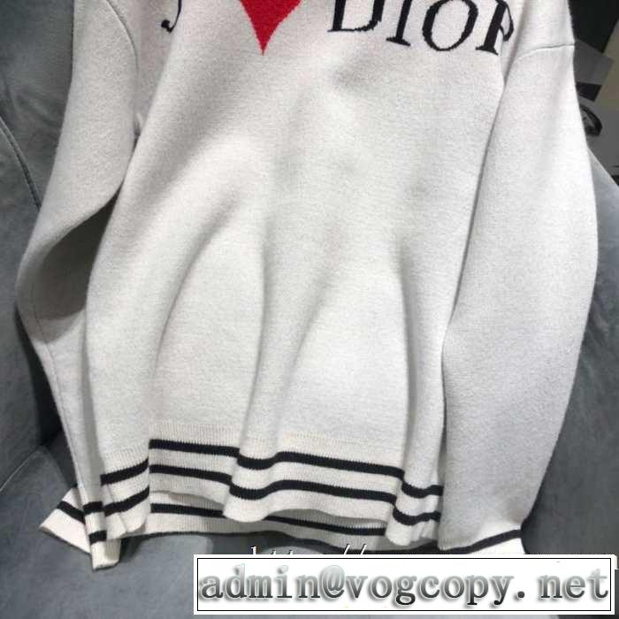 Dior AMOUR ニット セーターコーデレディースファションディオールコピーカシミヤ ニットウェア秋冬トレンド人気新品