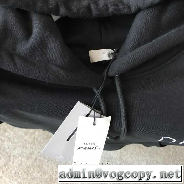 最新作Dior RAYMOND PETTIBON フード付きパーカー エレガント ユニセックス カップル スウェットシャツ ディオールおしゃれ新作