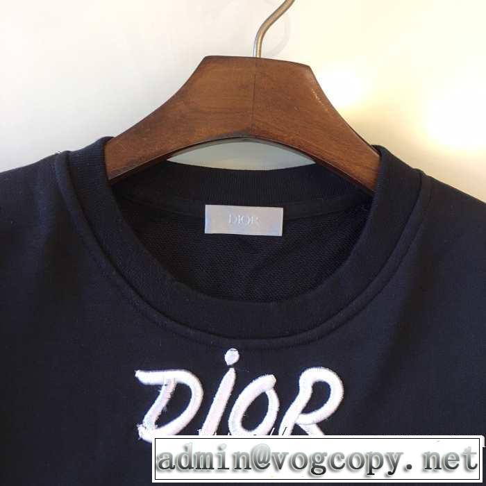 Dior X KAWS BEE Allover フーディおすすめディオール コピー スウェットシャツコットンウェアレディースファション新作パーカー